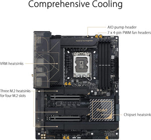 TARJETA MADRE ASUS PROART Z790-CREATOR WIFI INTEL CON SOPORTE AVANZADO PARA CREATIVOS Y CONECTIVIDAD INALÁMBRICA AVANZADA