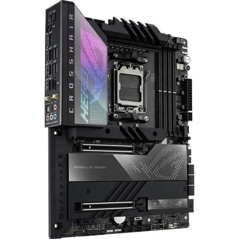 MOTHERBOARD ASUS ROG CROSSHAIR X670E HERO: CHIPSET AMD X670, SOCKET AMD AM5, FACTOR DE FORMA ATX