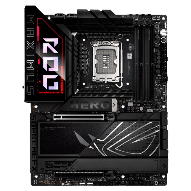TARJETA MADRE ASUS ROG MAXIMUS Z890 HERO, CHIPSET INTEL Z890, SOCKET LGA 1851, HDMI, FORMATO ATX