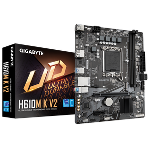 TARJETA MADRE GIGABYTE MICRO ATX H610M K V2, CHIPSET INTEL H610, SOCKET LGA1700, DESEMPEÑO AVANZADO