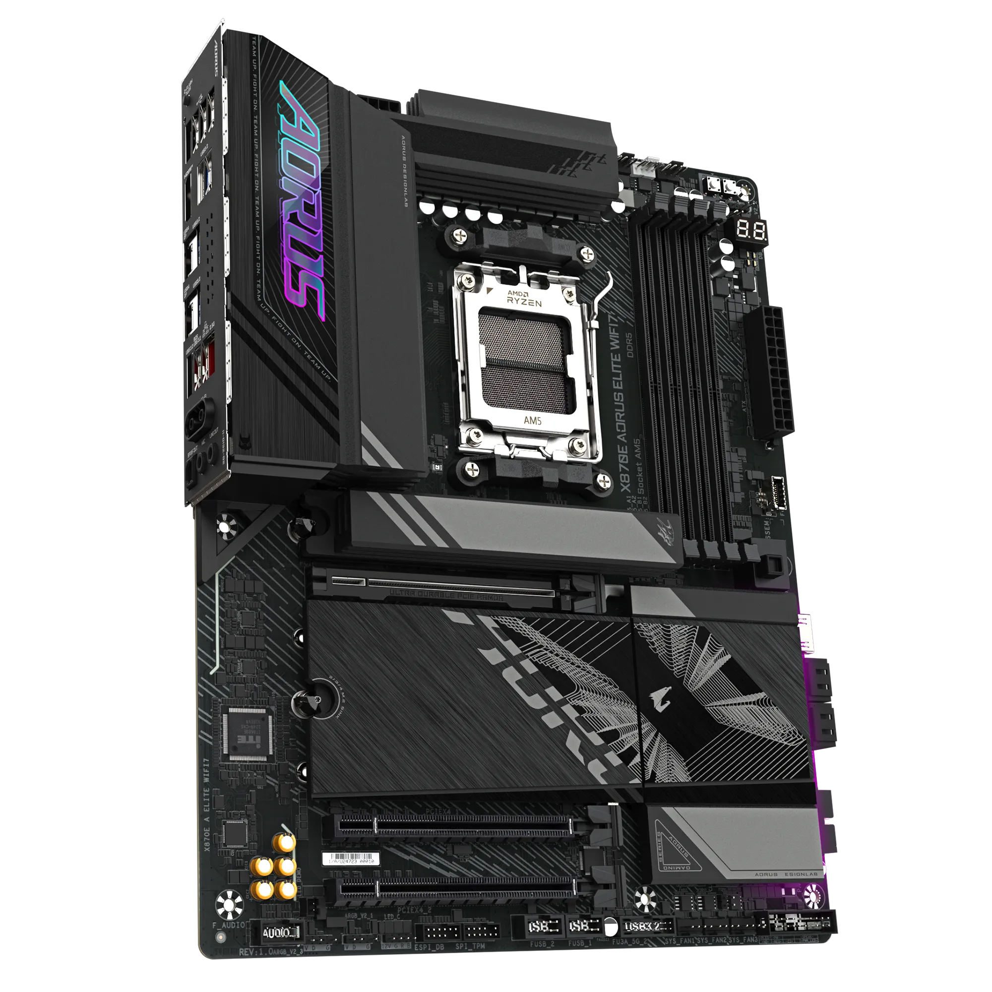 PLACA BASE GIGABYTE X870E AORUS ELITE WIFI7 DDR5 CONECTIVIDAD AVANZADA Y RENDIMIENTO SUPERIOR