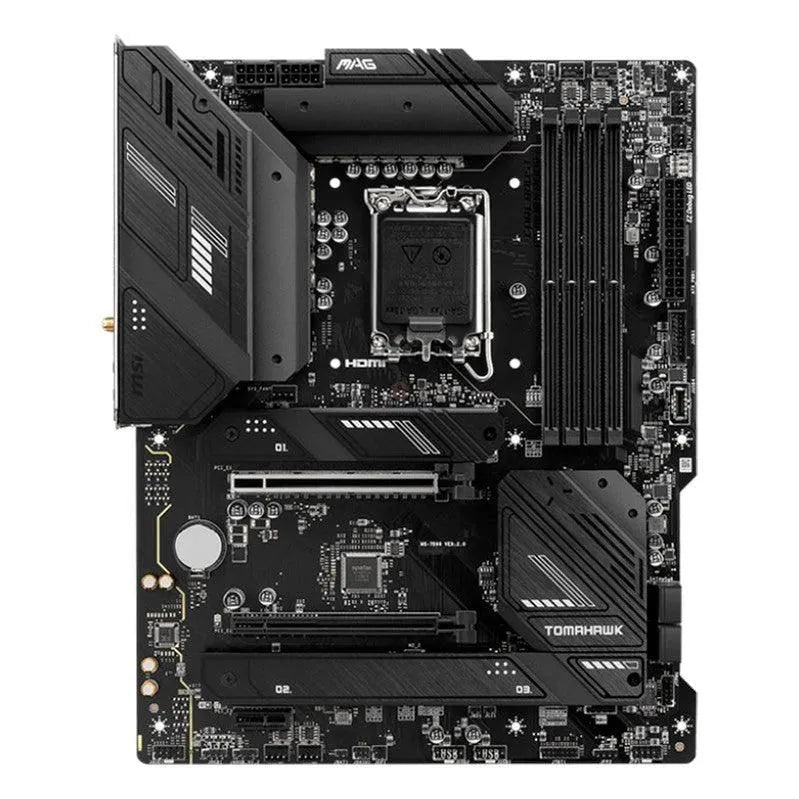 TARJETA MADRE MSI MAG B760 TOMAHAWK WIFI - CHIPSET INTEL B760, SOCKET LGA1700, CONECTIVIDAD HDMI Y DISPLAYPORT, FORMATO ATX