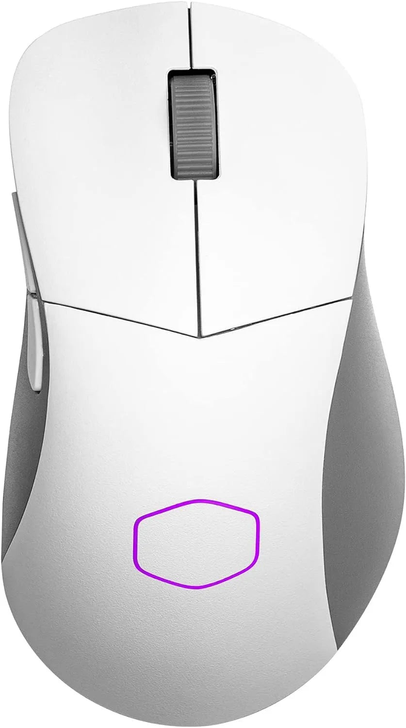 RATÓN COOLER MASTER MM731 - MOUSE HÍBRIDO BLANCO MATE CON TECNOLOGÍA AVANZADA Y DISEÑO ERGONÓMICO