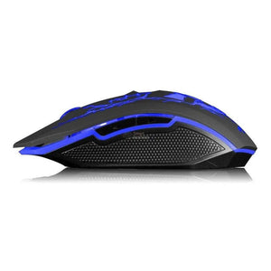 MOUSE GAMER ENKORE BRAIN EKM302 USB, 7 LEDS, 6 BOTONES, 3200 DPI