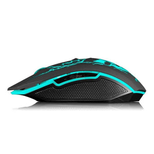 MOUSE GAMER ENKORE BRAIN EKM302 USB, 7 LEDS, 6 BOTONES, 3200 DPI