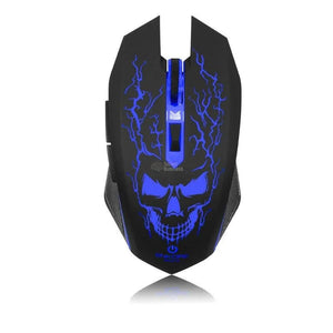 MOUSE GAMER ENKORE BRAIN EKM302 USB, 7 LEDS, 6 BOTONES, 3200 DPI