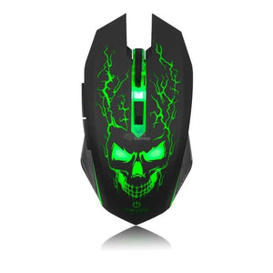 MOUSE GAMER ENKORE BRAIN EKM302 USB, 7 LEDS, 6 BOTONES, 3200 DPI