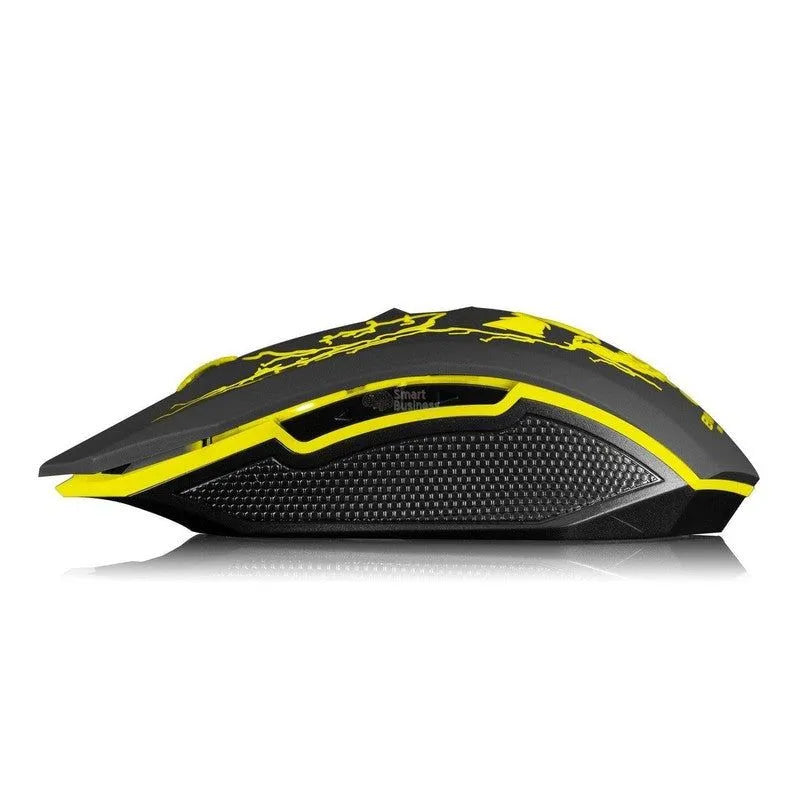 MOUSE GAMER ENKORE BRAIN EKM302 USB, 7 LEDS, 6 BOTONES, 3200 DPI