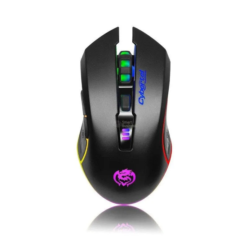 MOUSE GAMER CYBERTEL CYB M515 USB RGB 3200 DPI