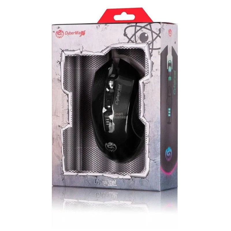 MOUSE GAMER CYBERTEL CYB M515 USB RGB 3200 DPI