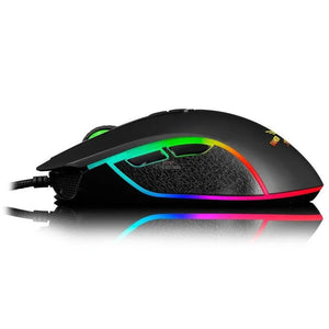 MOUSE GAMER USB FISHER MIC M810 RGB 7 BOTONES 4200 DPI
