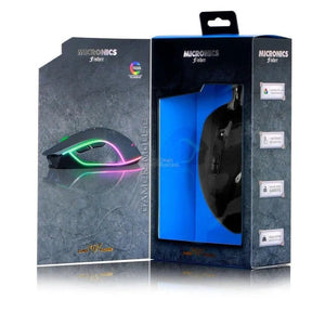 MOUSE GAMER USB FISHER MIC M810 RGB 7 BOTONES 4200 DPI