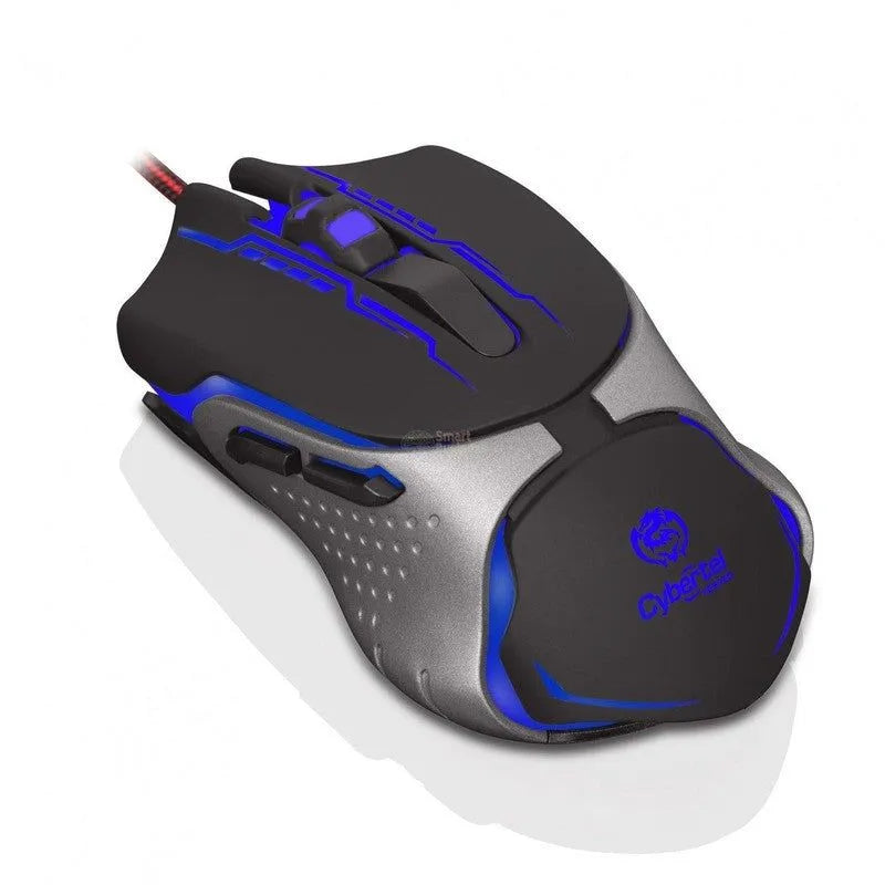 MOUSE GAMER CYBERTEL KEEPER M508+ USB 7 LEDS 3200 DPI