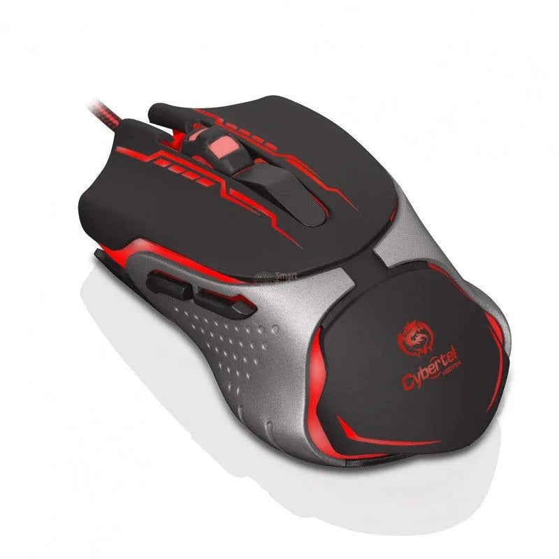 MOUSE GAMER CYBERTEL KEEPER M508+ USB 7 LEDS 3200 DPI