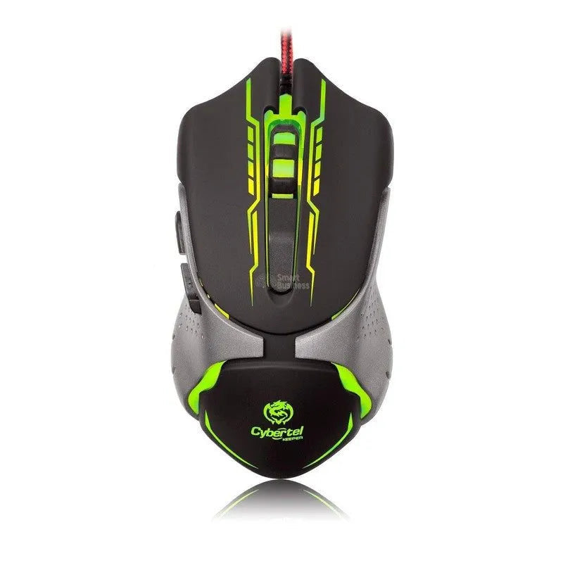 MOUSE GAMER CYBERTEL KEEPER M508+ USB 7 LEDS 3200 DPI