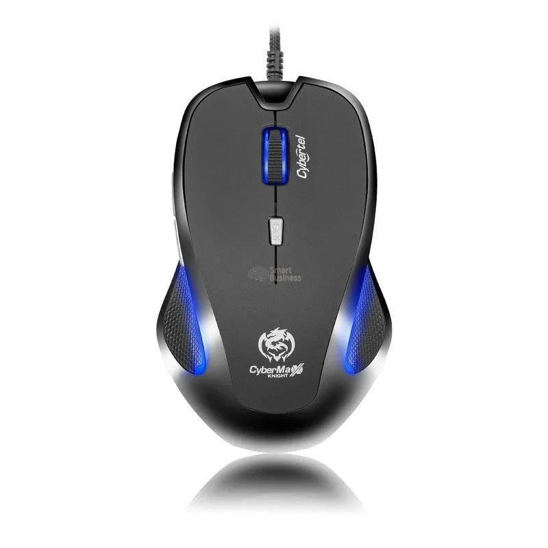 MOUSE GAMER CYBERTEL KNIGHT M509 CON ILUMINACIÓN LED 7 COLORES Y 3200 DPI USB