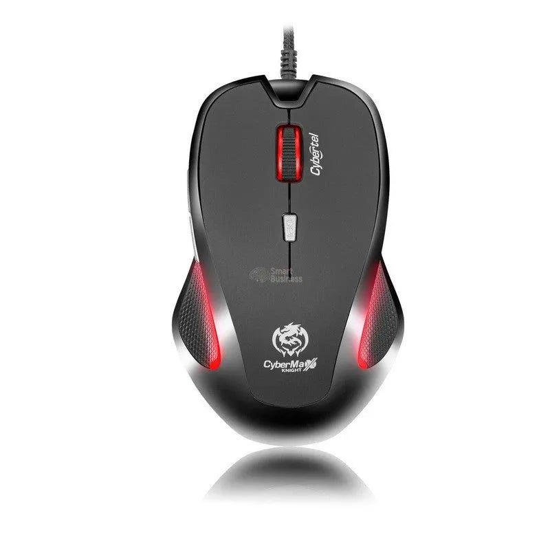MOUSE GAMER CYBERTEL KNIGHT M509 CON ILUMINACIÓN LED 7 COLORES Y 3200 DPI USB