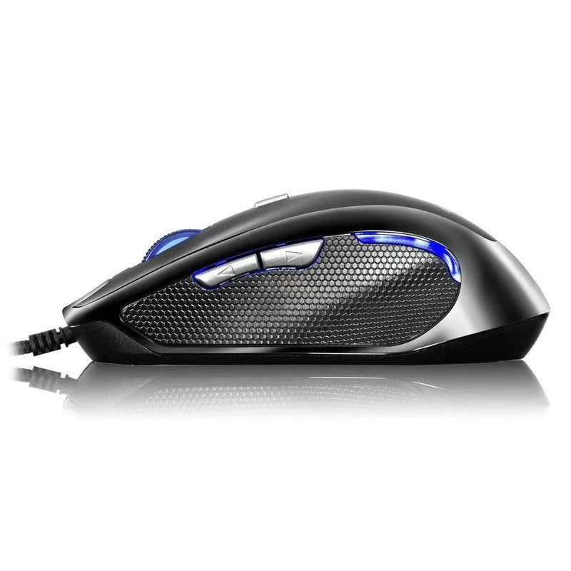 MOUSE GAMER CYBERTEL KNIGHT M509 CON ILUMINACIÓN LED 7 COLORES Y 3200 DPI USB