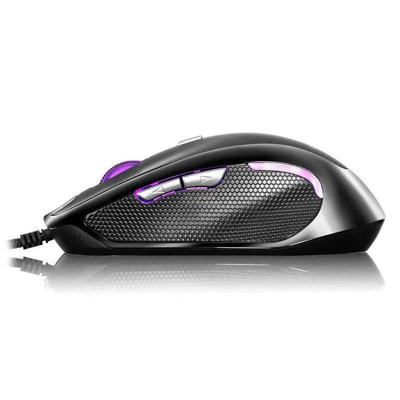 MOUSE GAMER CYBERTEL KNIGHT M509 CON ILUMINACIÓN LED 7 COLORES Y 3200 DPI USB