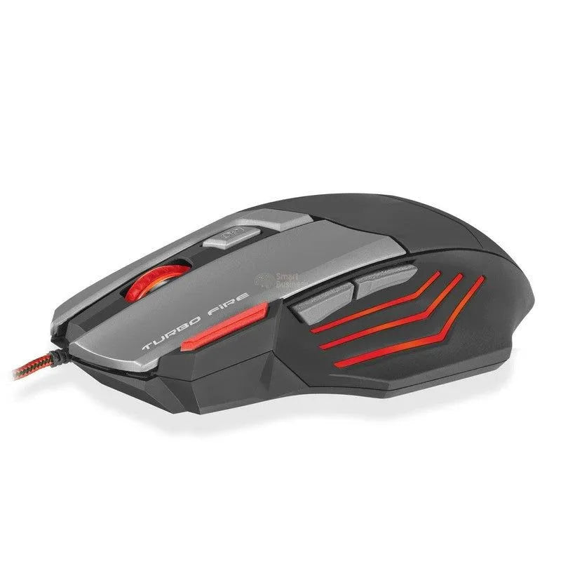 RATÓN GAMER USB LUMIERE MIC M811 CON 4 LEDS, 7 BOTONES Y 3200 DPI