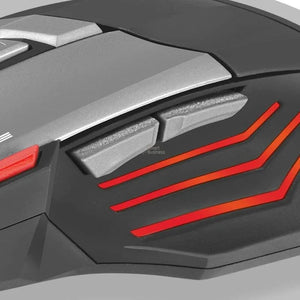 RATÓN GAMER USB LUMIERE MIC M811 CON 4 LEDS, 7 BOTONES Y 3200 DPI
