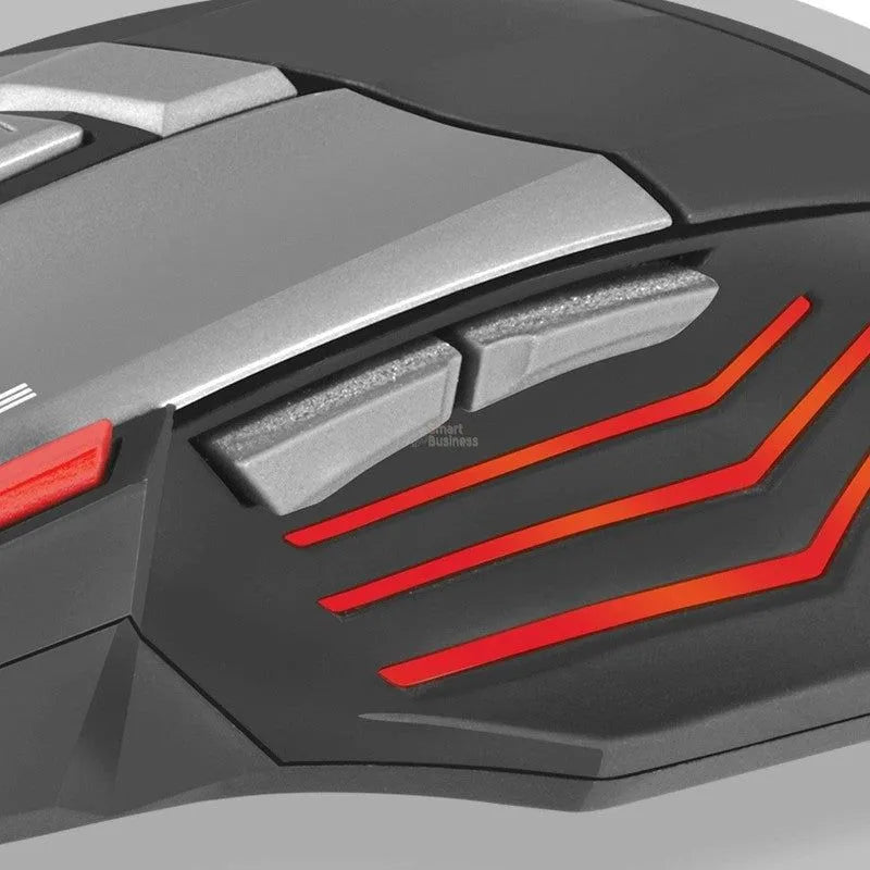 RATÓN GAMER USB LUMIERE MIC M811 CON 4 LEDS, 7 BOTONES Y 3200 DPI