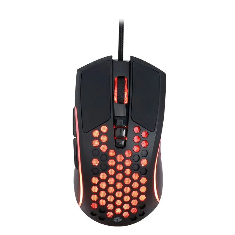 RATÓN GAMER TE-1210G: DISEÑO DE AGUJERO, MEJOR OPCIÓN CON CABLE PARA JUEGOS