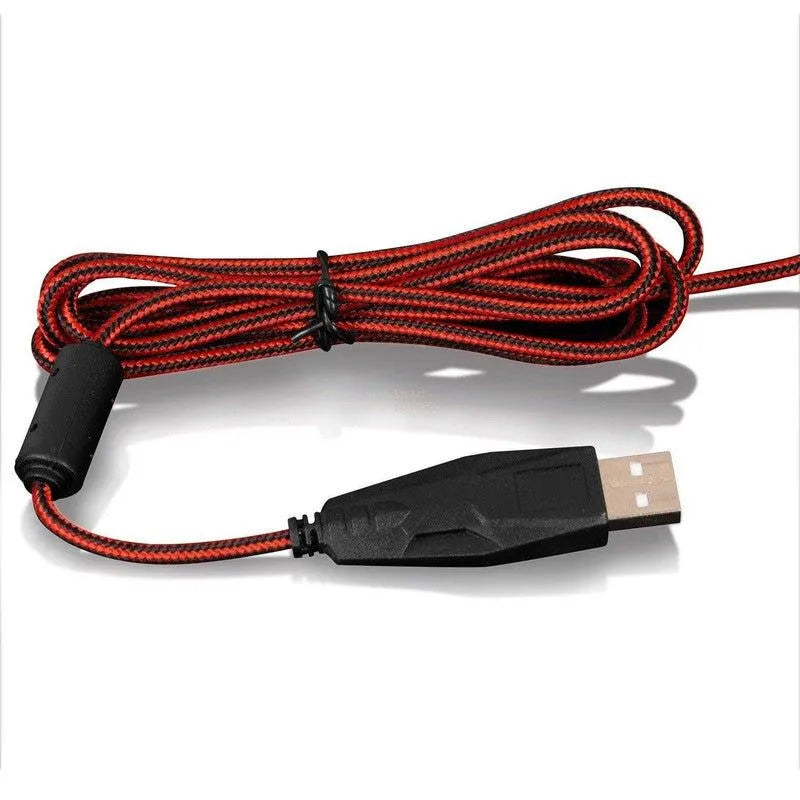 RATÓN GAMER USB XFINITY MIC M809 CON 6 LEDS, ERGONÓMICO Y PRECISO
