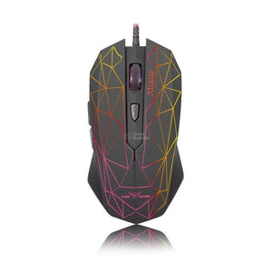RATÓN GAMER USB XFINITY MIC M809 CON 6 LEDS, ERGONÓMICO Y PRECISO