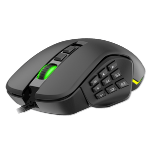 MOUSE GAMING ANTRYX CHROME STORM XCALIBUR DPI 16400 RGB, MODELO AGM-CS7500K, CON GARANTÍA DE 12 MESES