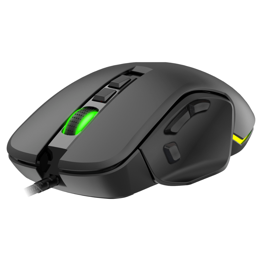 MOUSE GAMING ANTRYX CHROME STORM XCALIBUR DPI 16400 RGB, MODELO AGM-CS7500K, CON GARANTÍA DE 12 MESES