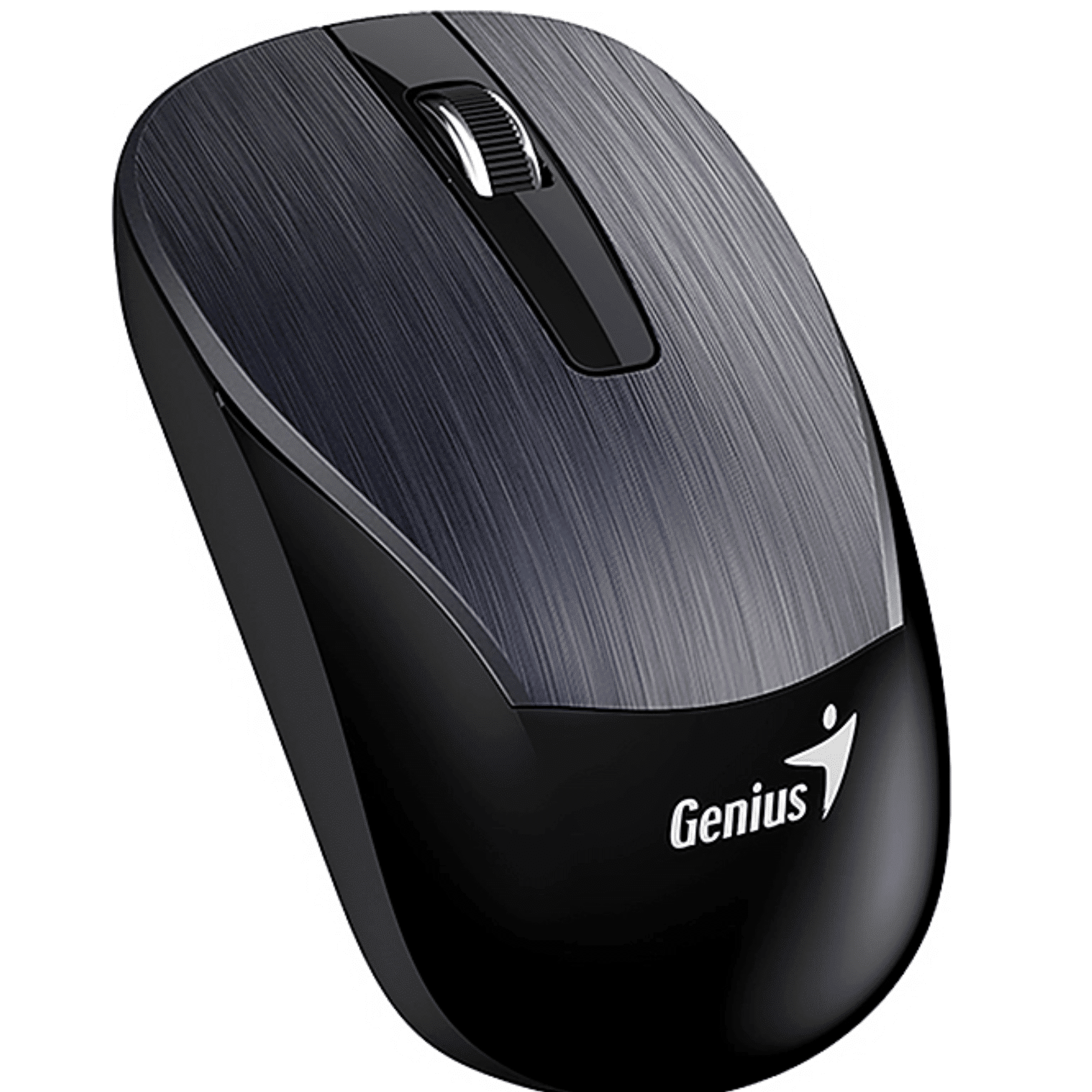 MOUSE GENIUS ECO-8015 INALÁMBRICO BLUEEYE RECARGABLE GRIS HIERRO USB CONEXIÓN RÁPIDA