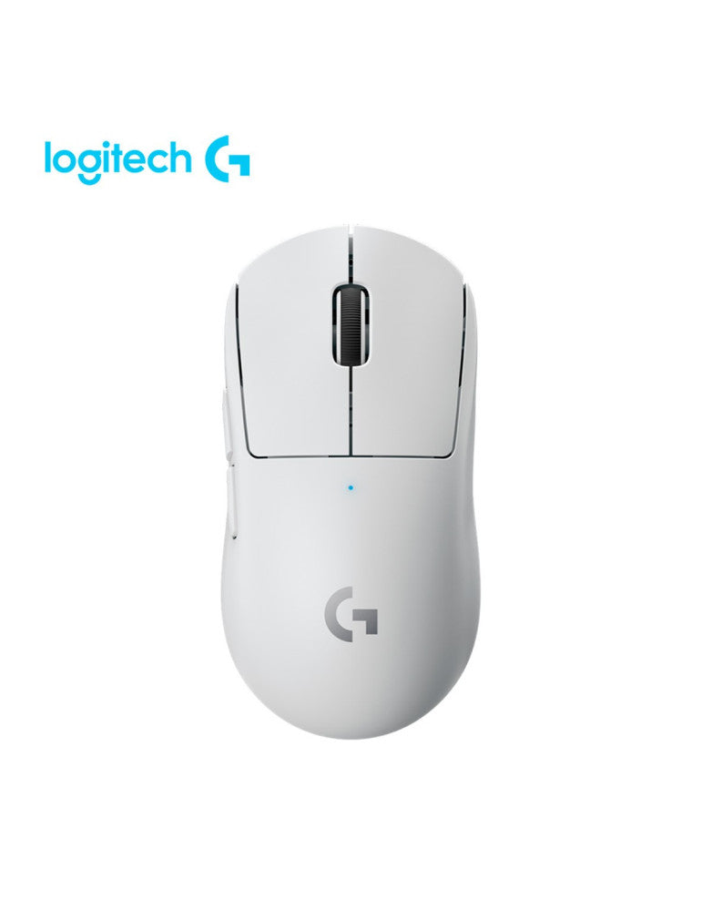RATÓN GAMING INALÁMBRICO LOGITECH G PRO X SUPERLIGHT HERO - ULTRA LIGERO, HASTA 25,600 DPI, CON RECEPTOR USB, 5 BOTONES, COLOR BLANCO (910-005940)