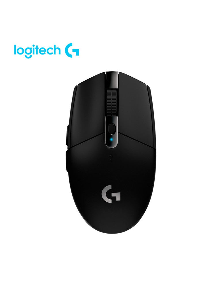 RATÓN GAMING INALÁMBRICO LOGITECH G305, HASTA 12,000 DPI, RECEPTOR USB, DISEÑO ERGONÓMICO, 6 BOTONES, COLOR NEGRO (MODELO 910-005281)