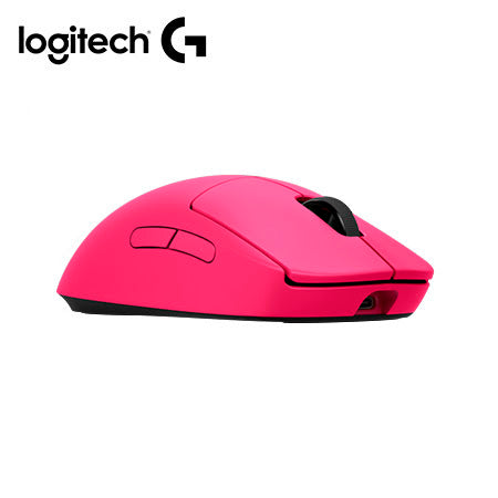MOUSE INALÁMBRICO GAMER LOGITECH G PRO 2 LIGHTSPEED HERO 44K CON TECNOLOGÍA LIGHTFORCE Y LIGHTSYNC RGB, COLOR MAGENTA (910-007291)