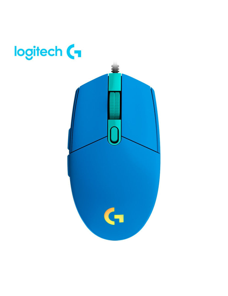 RATÓN ÓPTICO GAMING LOGITECH G203 LIGHTSYNC 8000 DPI RGB AZUL (910-005792)