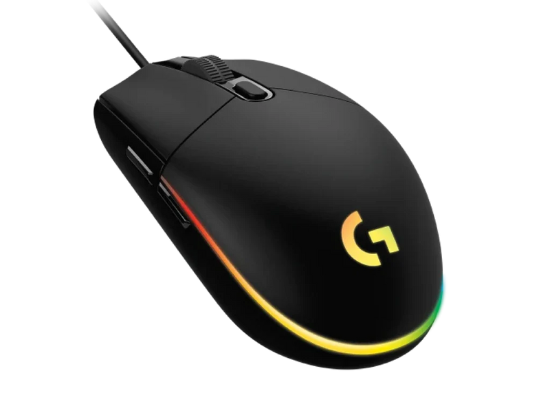 RATÓN PARA JUEGOS LOGITECH G203 RGB LIGHTSYNC NEGRO CON 6 BOTONES PROGRAMABLES Y ILUMINACIÓN PERSONALIZABLE