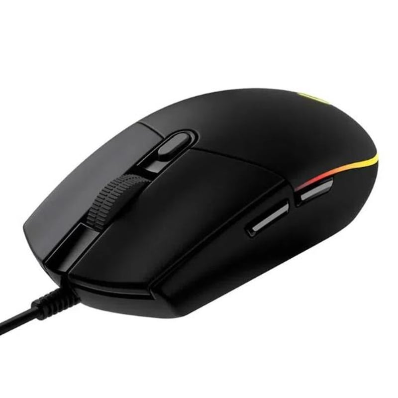 RATÓN PARA JUEGOS LOGITECH G203 RGB LIGHTSYNC NEGRO CON 6 BOTONES PROGRAMABLES Y ILUMINACIÓN PERSONALIZABLE