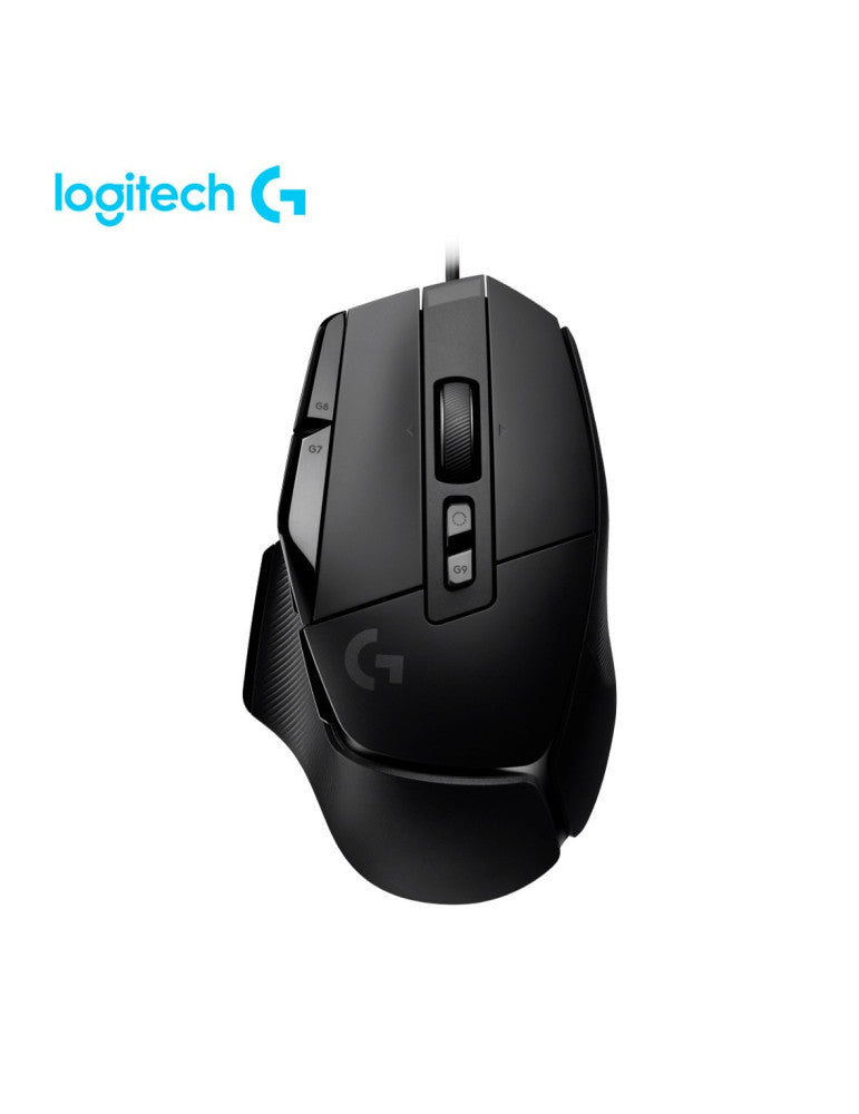 RATÓN GAMING LOGITECH G502 X INALÁMBRICO 2.4GHZ, HASTA 25,600 DPI, 13 BOTONES PROGRAMABLES, CONEXIÓN USB, COLOR NEGRO (910-006136)
