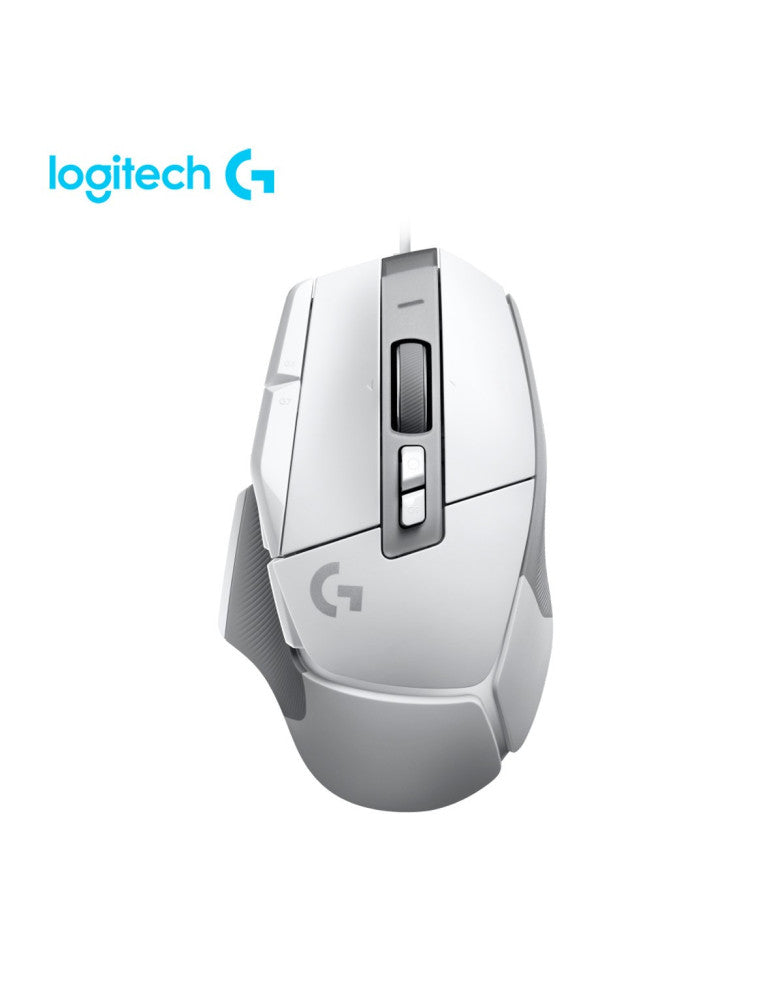 MOUSE GAMER LOGITECH G502 X HERO USB 25K DPI LIGHTFORCE BLANCO (910-006144) - PRECISIÓN ÓPTICA AVANZADA Y TECNOLOGÍA LIGHTFORCE