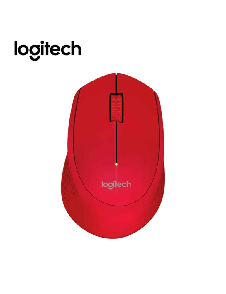 MOUSE INALÁMBRICO LOGITECH M280 ROJO - ERGONÓMICO, PRECISIÓN ÓPTICA, DURACIÓN EXTENDIDA DE BATERÍA