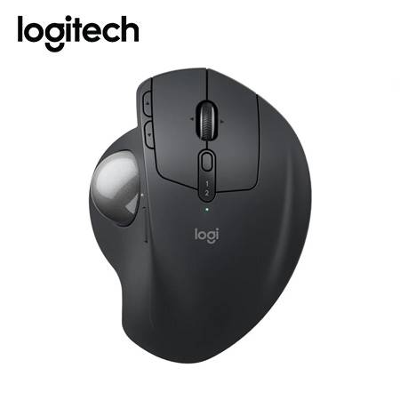 MOUSE INALÁMBRICO LOGITECH MX ERGO S AVANZADO TRACKBALL - CONECTIVIDAD BOLT/BLUETOOTH, USB-C, COLOR NEGRO (910-007261)