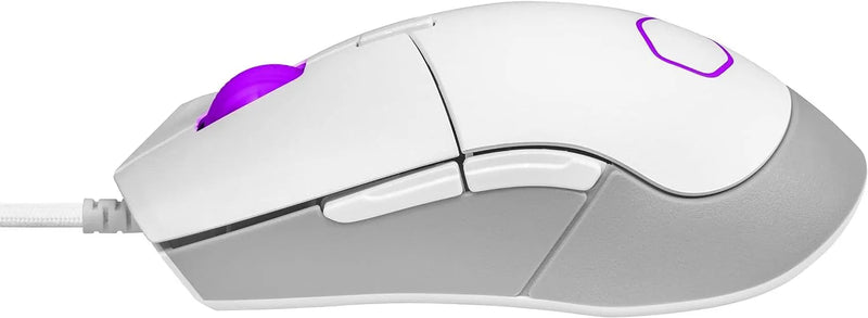 MOUSE COOLER MASTER MM310: BLANCO, LIGERO, AMBIDIESTRO, RGB, 400-12000 DPI