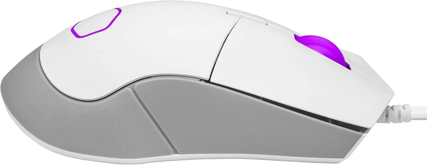 MOUSE COOLER MASTER MM310: BLANCO, LIGERO, AMBIDIESTRO, RGB, 400-12000 DPI