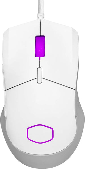 MOUSE COOLER MASTER MM310: BLANCO, LIGERO, AMBIDIESTRO, RGB, 400-12000 DPI