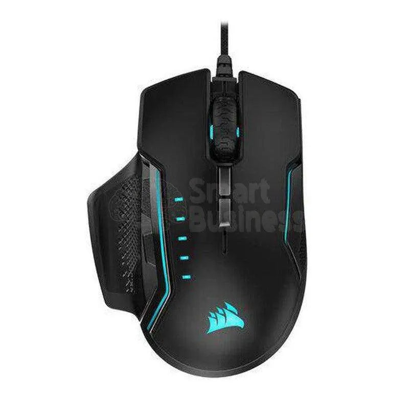 MOUSE CORSAIR GLAIVE RGB PRO: ÓPTICO GAMER CON HASTA 18,000 DPI Y CONEXIÓN USB
