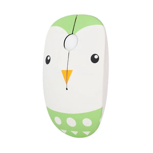 MOUSE TEROS TE-1215S: ÓPTICO INALÁMBRICO, BLANCO Y VERDE, 1000 DPI, RECEPTOR USB