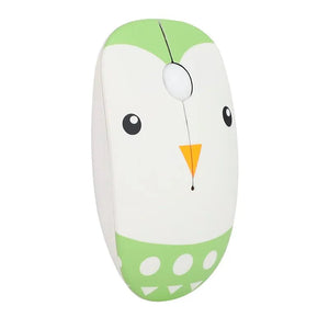MOUSE TEROS TE-1215S: ÓPTICO INALÁMBRICO, BLANCO Y VERDE, 1000 DPI, RECEPTOR USB