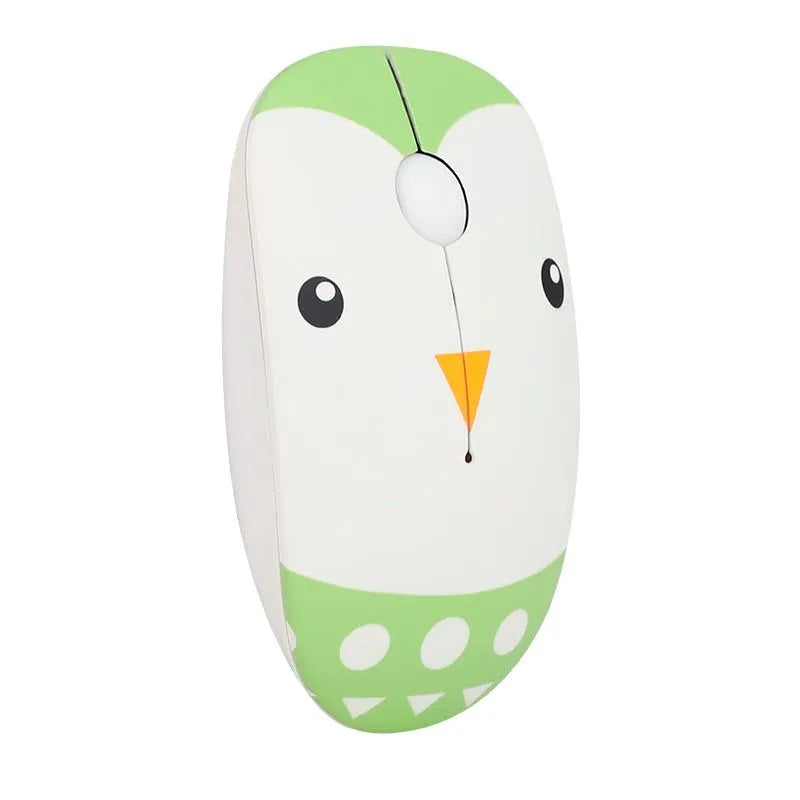 MOUSE TEROS TE-1215S: ÓPTICO INALÁMBRICO, BLANCO Y VERDE, 1000 DPI, RECEPTOR USB
