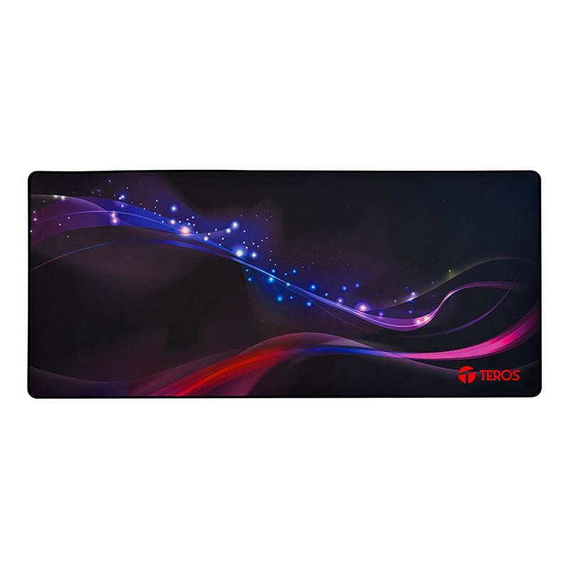 ALFOMBRILLA GAMER TEROS TE-3012G: DISEÑO ERGONÓMICO, SUPERFICIE ANTIDESLIZANTE, COLOR NEGRO
